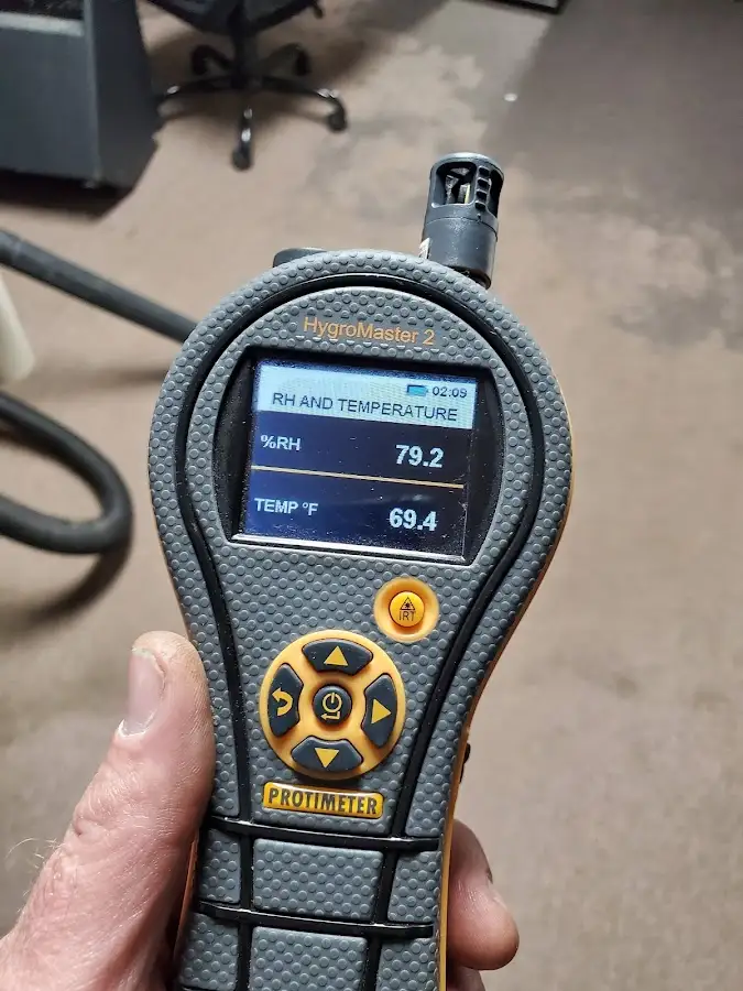 Moisture meter humidity assessment for Mold Remediation & Removal in Bangor
